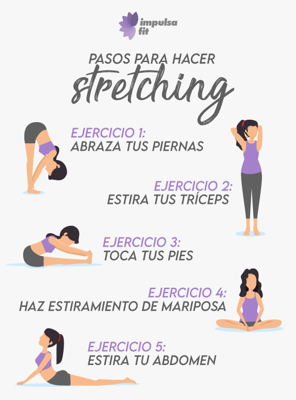 pasos para hacer stretching