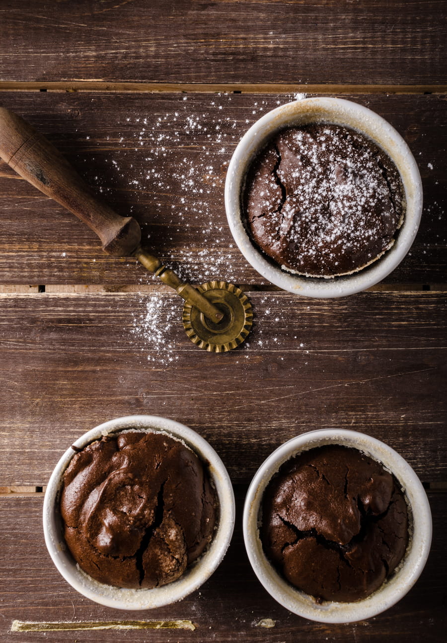 Soufflé de Chocolate Bajo en Grasas